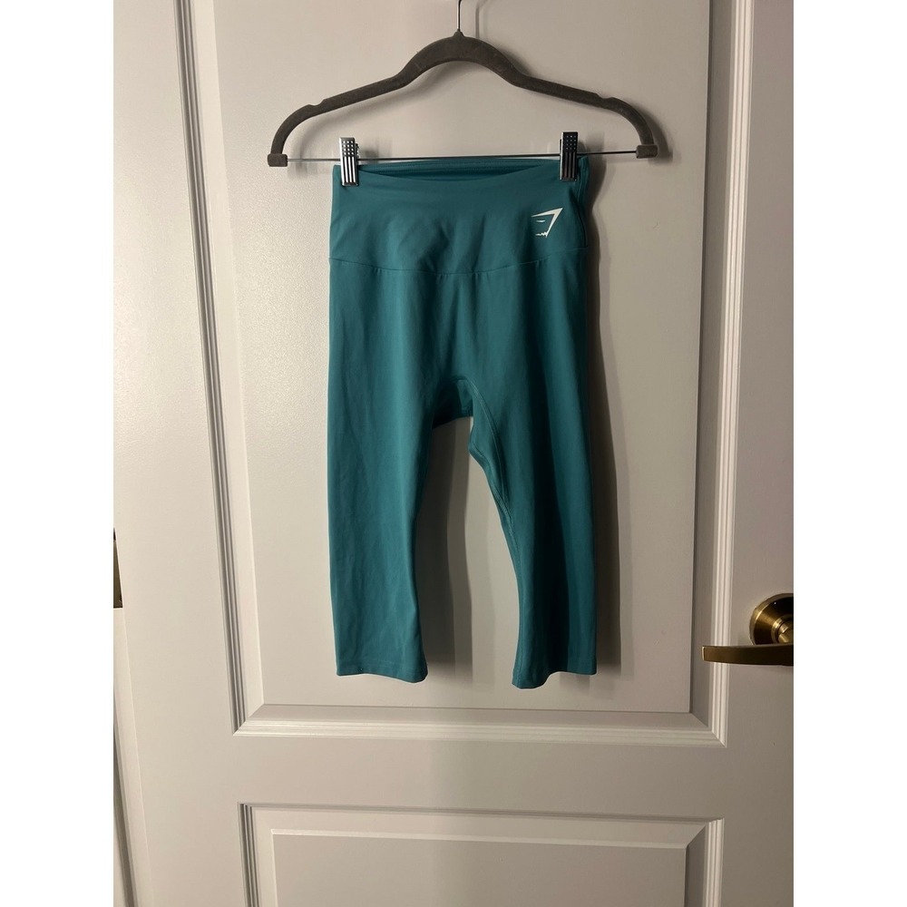 Gymshark Training Cropped Leggings‎ in teal women's size small